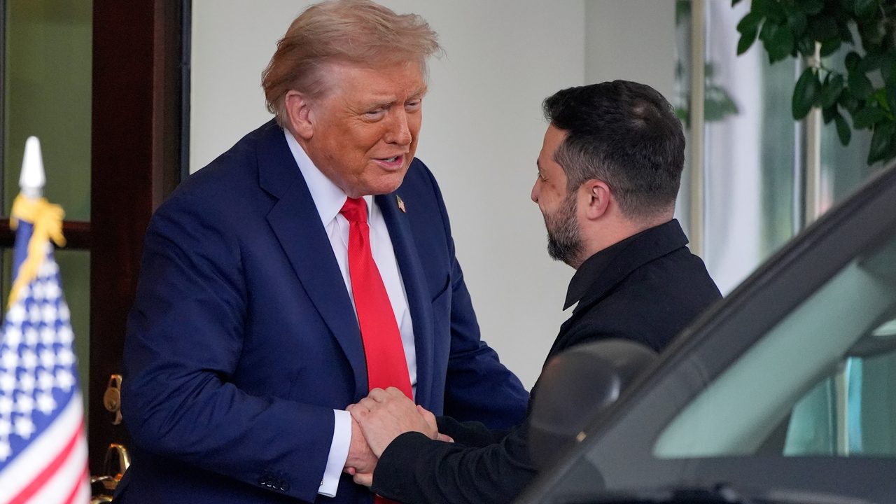 Zelenski llega a la Casa Blanca para su decisiva reunión con Trump