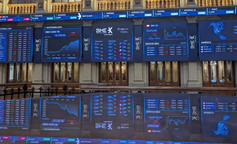 El Ibex 35 pierde los 15.300 puntos