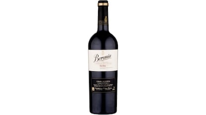 Vista de la oferta de vino tinto.