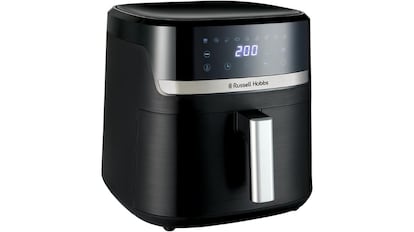 Vista de la freidora Air Russell Hobbs, que está disponible.
