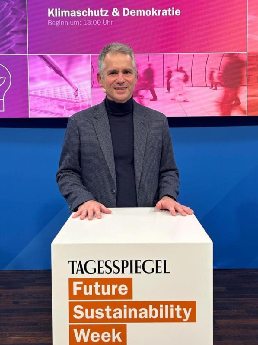 Jan Lzek Participación en la futura Semana de Sostenibilidad de Tagespiegel.