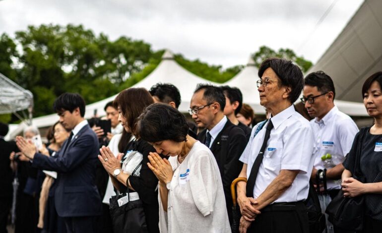 Nagasaki advierte del riesgo creciente de una guerra nuclear 80 años después del ataque