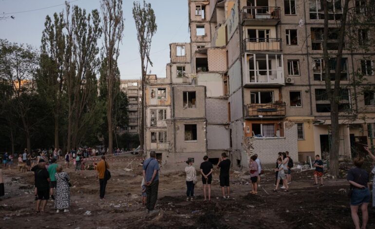 GUERRA EN UCRANIA | Rusia ataca todo el país durante la noche con 574 drones y 40 misiles