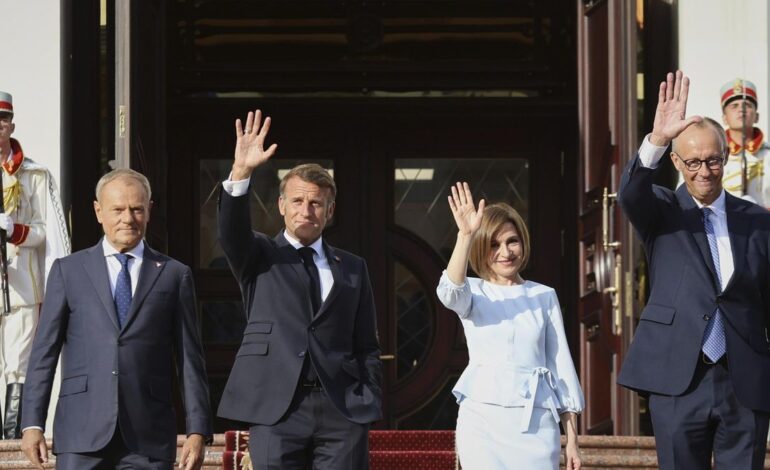 Alemania, Francia y Polonia respaldan a Moldavia frente a Rusia, ante unas elecciones clave para el futuro europeo del país