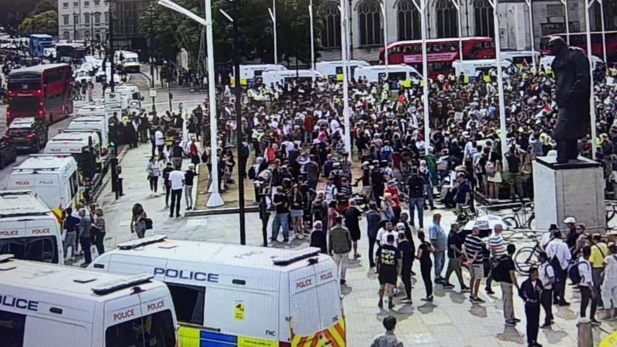 Al menos 200 arrestos en una manifestación a favor del grupo Palestine Action en Londres