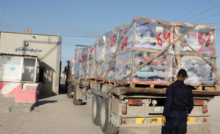 El Ejército israelí permitirá que comerciantes locales introduzcan mercancía en Gaza
