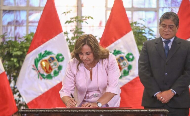 La presidente interina Dina Boluarte decreta una ley de amnistía para los militares peruanos que violaron los derechos humanos