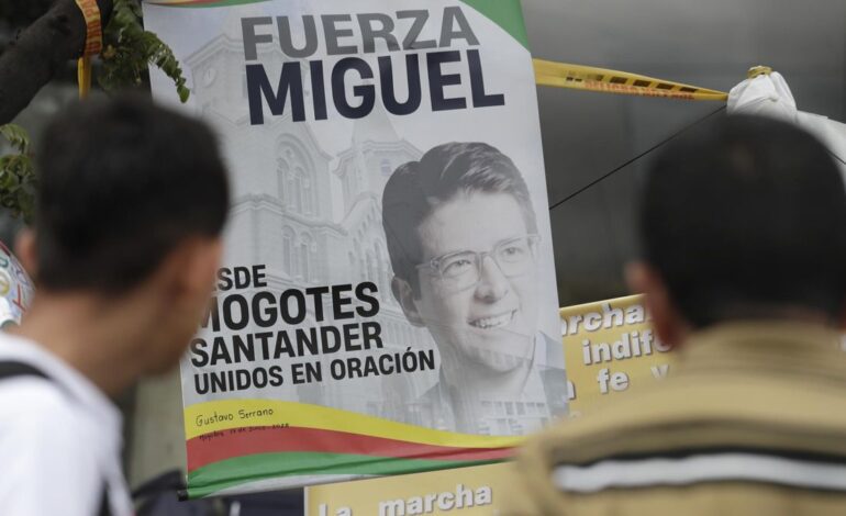 El senador colombiano Uribe Turbay en «condición crítica» tras sufrir una hemorragia en el sistema nervioso