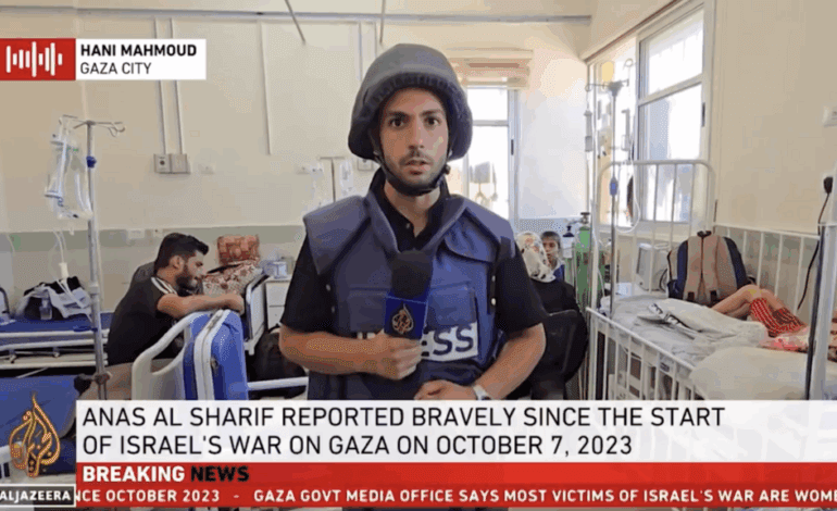 Gaza: Israel mata en un bombardeo al periodista Anas al-Sharif, corresponsal de Al Jazeera