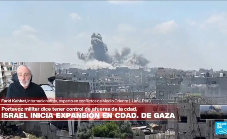 Farid Kahhat: "Capturar Ciudad de Gaza es algo que Israel desea haber hecho en 2024"