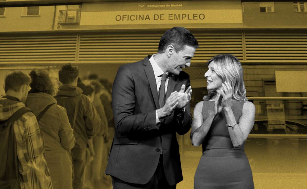 Las personas con trabajo apuntadas al SEPE se disparan un 42% tras la reforma laboral de Yolanda Díaz