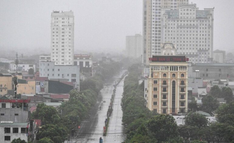El tifón Kajiki se acerca a Vietnam: 30.000 personas evacuadas