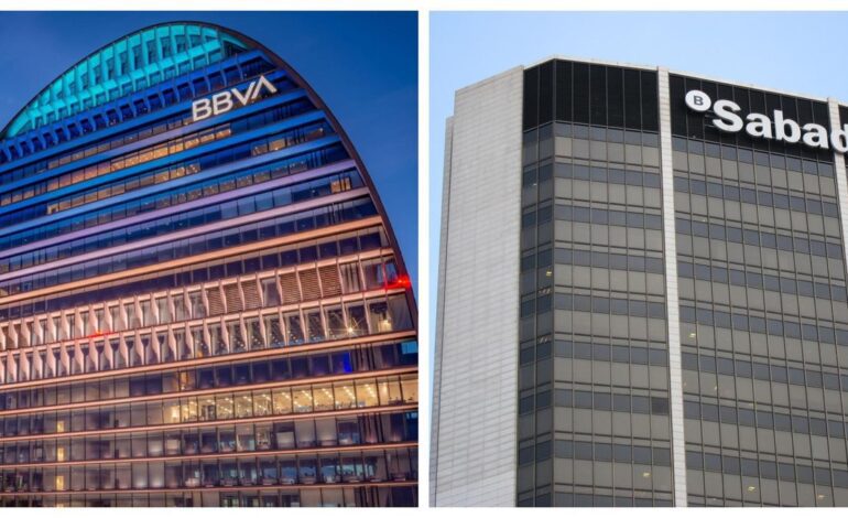 BBVA-SABADELL OPA | El BBVA se deja más de un 1% en Bolsa tras anunciar que sigue adelante con la OPA sobre el Sabadell, que se revaloriza con fuerza