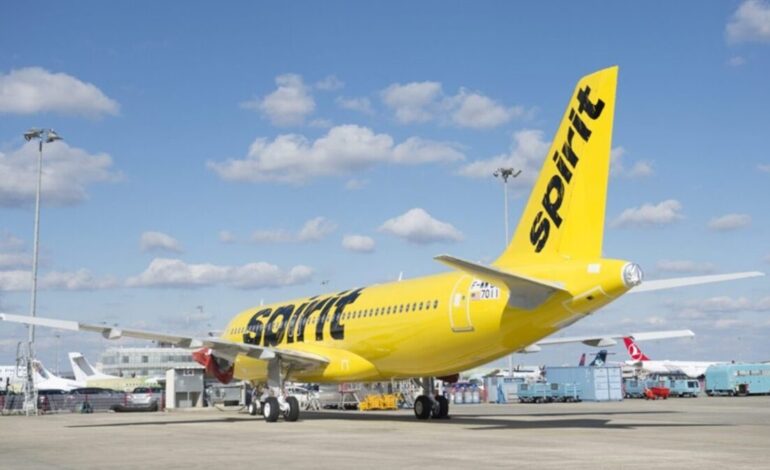 La aerolínea Spirit vuelve a la quiebra por segunda vez en un año, pero no dejará de operar