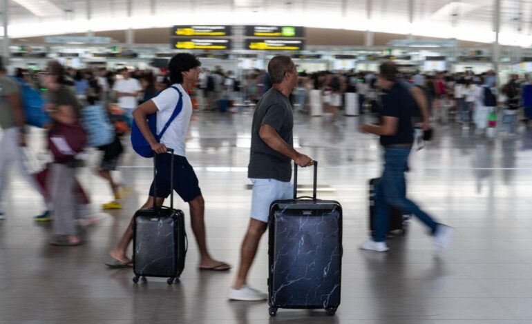 Barcelona-El Prat bate su récord histórico con más de 5,5 millones de pasajeros en julio