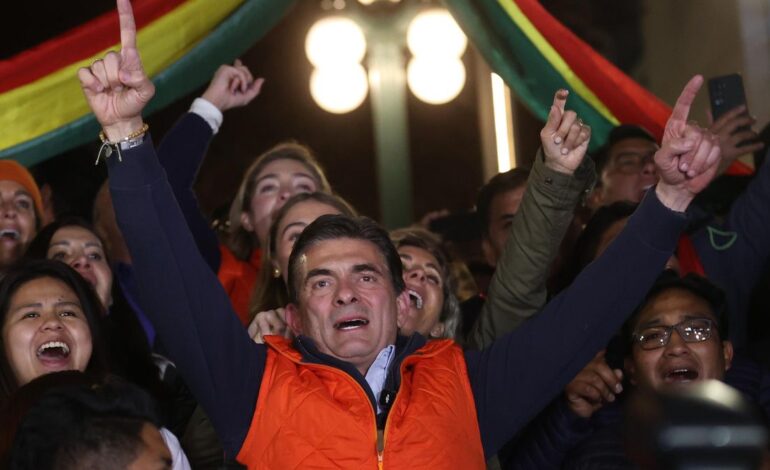 ELECCIONES BOLIVIA | Rodrigo Paz Pereira, ganador de la primera vuelta: un hijo de la vieja política que enarbola la bandera de la renovación