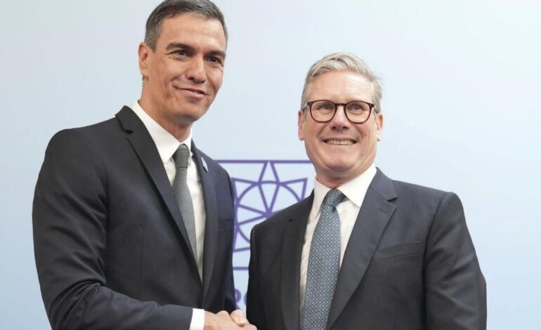 Sánchez se reunirá con Starmer el 3 de septiembre en Downing Street