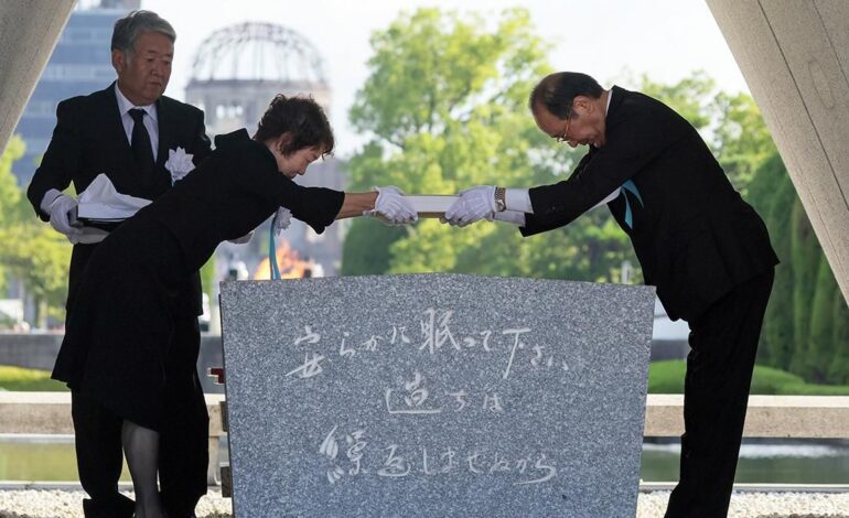 Hiroshima, 80 aniversario, hoy en directo: última hora de la conmemoración del bombardeo atómico, víctimas y supervivientes