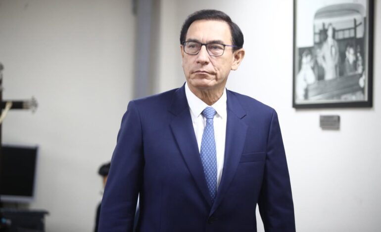 Envían a prisión preventiva al expresidente de Perú Martín Vizcarra por corrupción