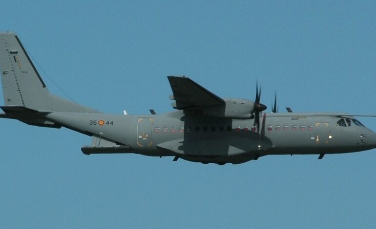 El primer avión de vigilancia del ejército español ya está fuera y ha sido construido en España