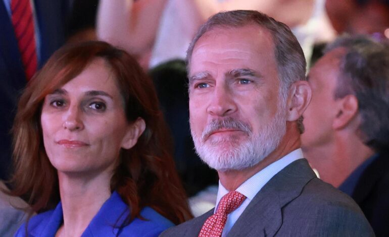 El acto que ha presidido el rey Felipe VI horas después de que la princesa Leonor ingresara en la Academia del Aire en Murcia