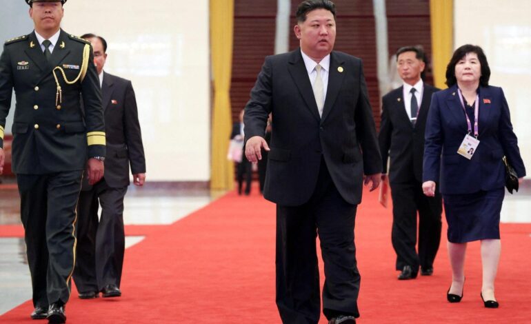 el séquito de Kim Jong-un elimina todo rastro de su líder en Pekín
