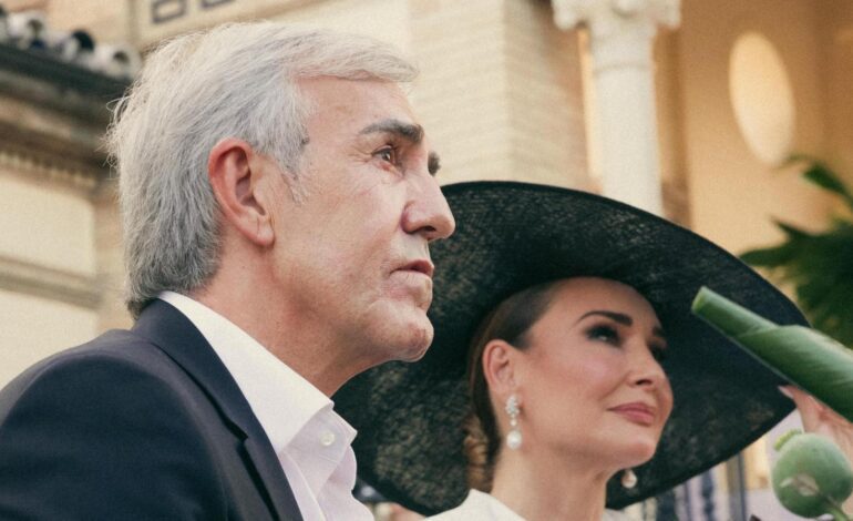 los famosos se dan cita en la gran boda del empresario bodeguero José Moro y Fátima Pereyra en Sevilla
