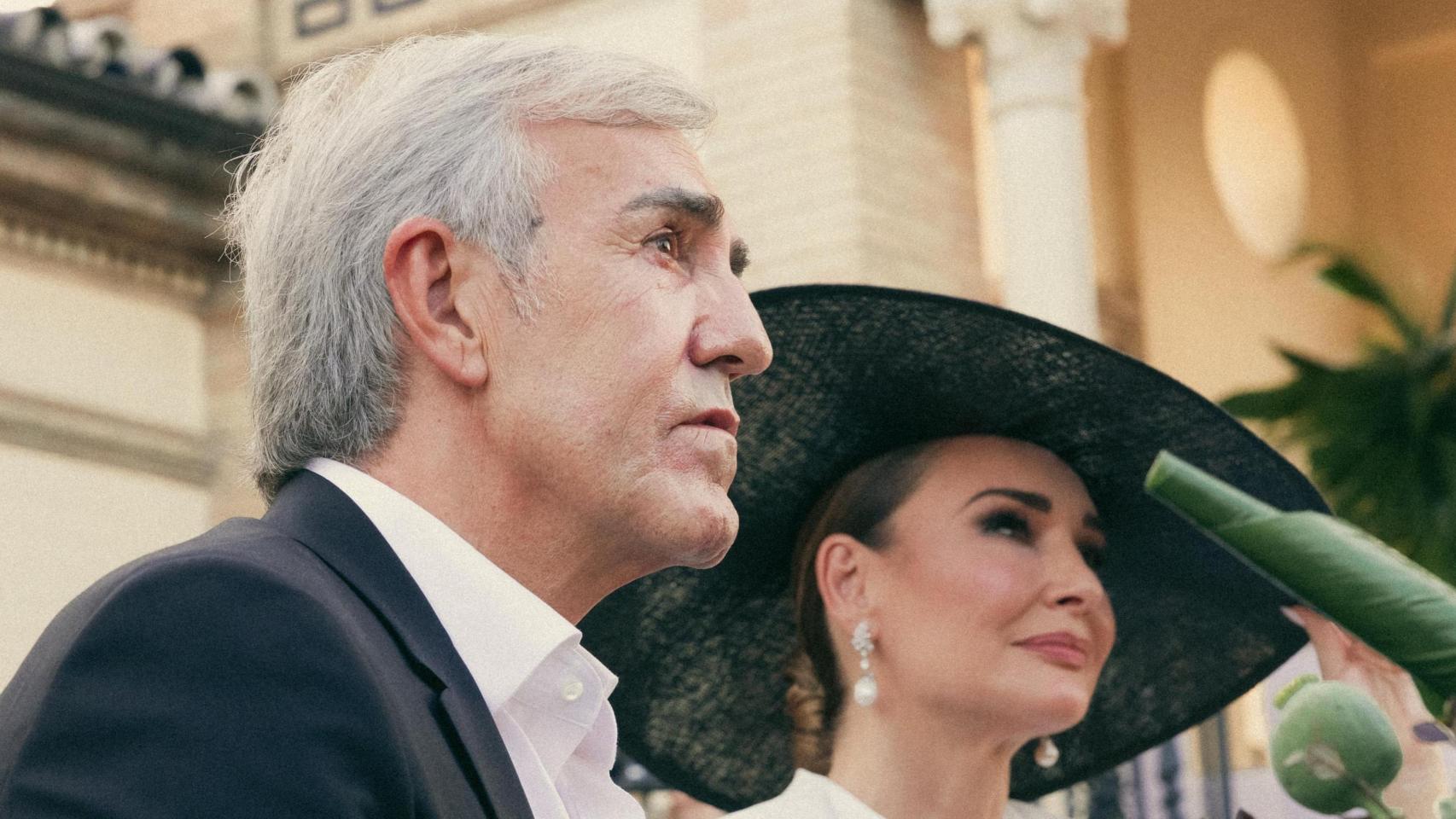 los famosos se dan cita en la gran boda del empresario bodeguero José Moro y Fátima Pereyra en Sevilla