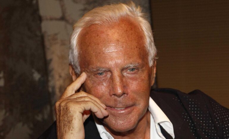 Así será el funeral privado de Giorgio Armani en Rivalta, «declarado zona roja» para su despedida ante 20 personas