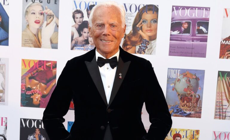 Muere el diseñador Giorgio Armani a los 91 años