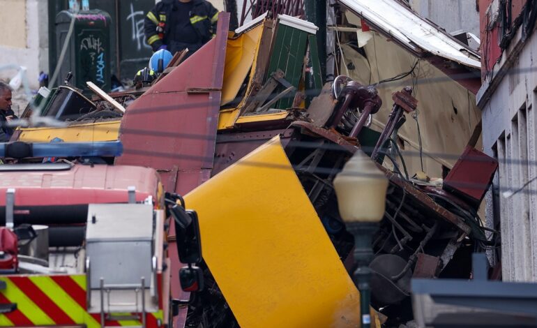 La Fiscalía de Portugal abrirá una investigación tras el accidente de funicular en Lisboa