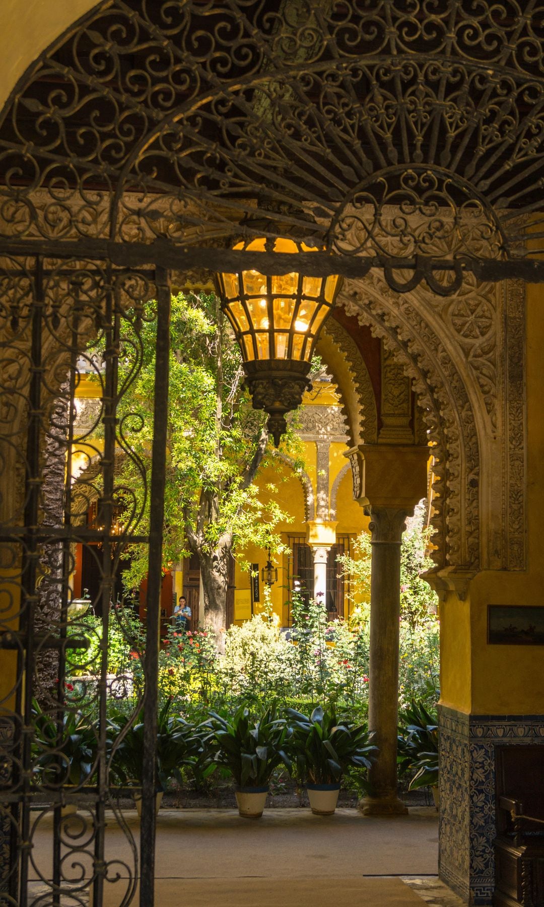 Patio del Palacio de Las Dueñas de la Casa de Alba en Sevilla