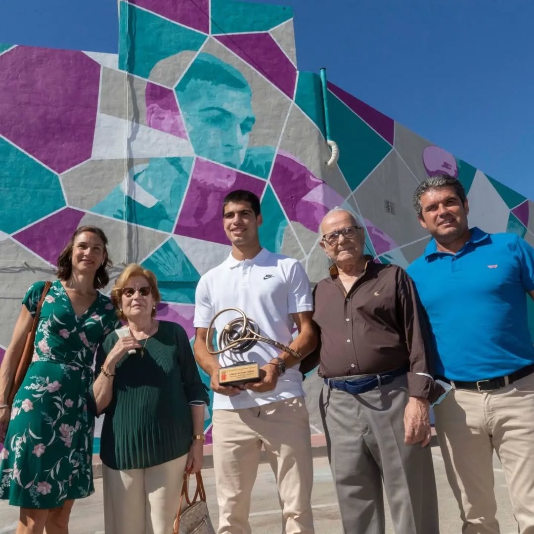 Mural de Carlos Alcaraz en El Palmar, Murcia