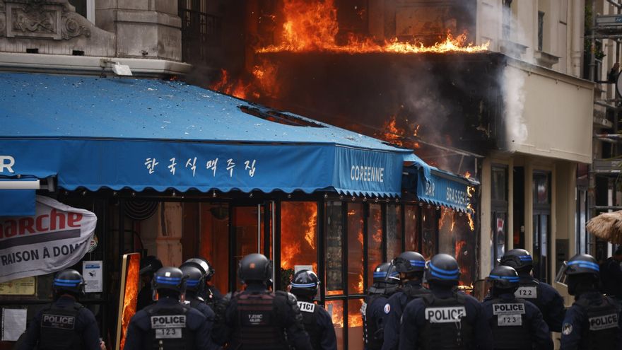 Francia vive una nueva jornada de protestas contra los presupuestos y el Gobierno de Macron