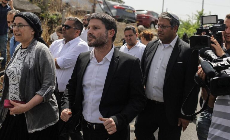España prohibirá la entrada a los ministros ultras israelíes Smotrich y Ben-Gvir por el «genocidio» en Gaza