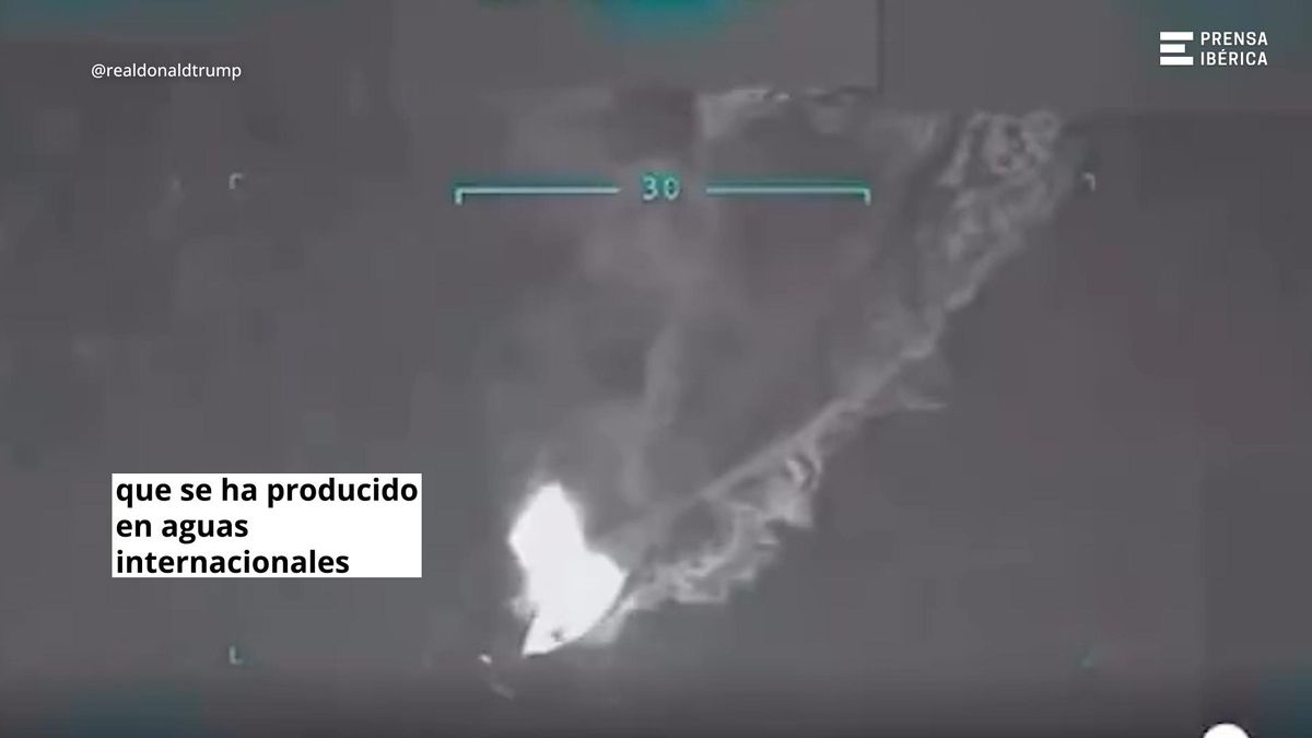 Vídeo  Así es el momento del presunto ataque a un barco procedente de Venezuela por Estados Unidos