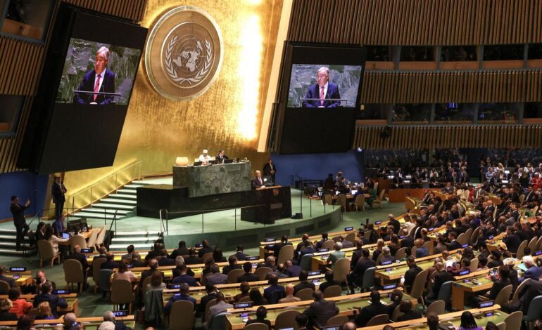 La Asamblea General de la ONU aprueba por amplia mayoría un texto en favor de crear un Estado palestino