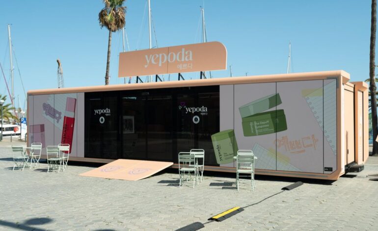 Yepoda, la marca de belleza coreana fenómeno en internet, elige Barcelona para abrir su primera tienda efímera en España