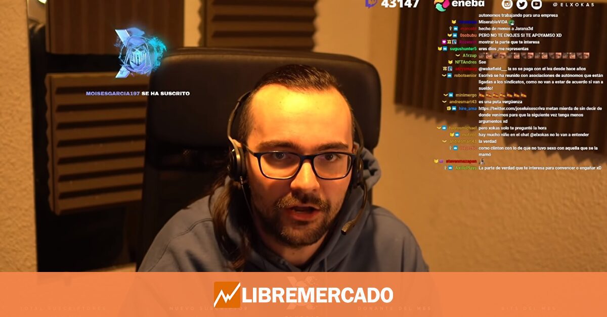 El Xokas denuncia que ha tenido su primera gran inspección de Hacienda justo después de criticar al Gobierno
