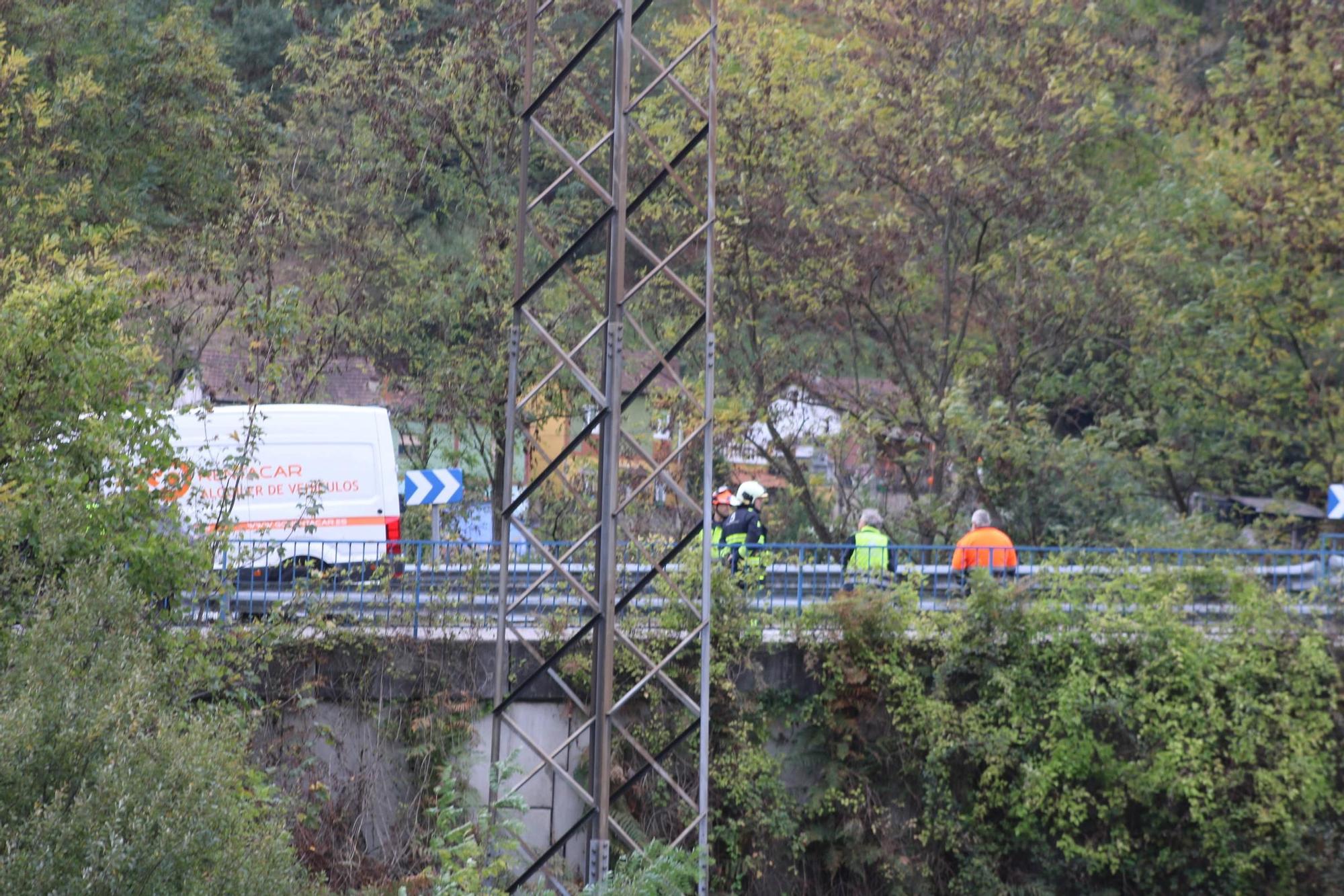Un hombre de 60 años gravemente herido en un accidente en el corredor de Aller