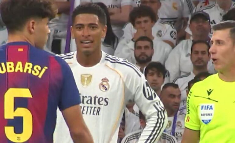 Bellingham, a Soto Grado y a los jugadores del Barcelona que le pidieron su expulsión: "Ni con Negreira, ni con Negreira"