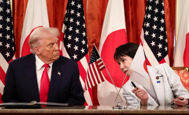 la nueva primera ministra de Japón