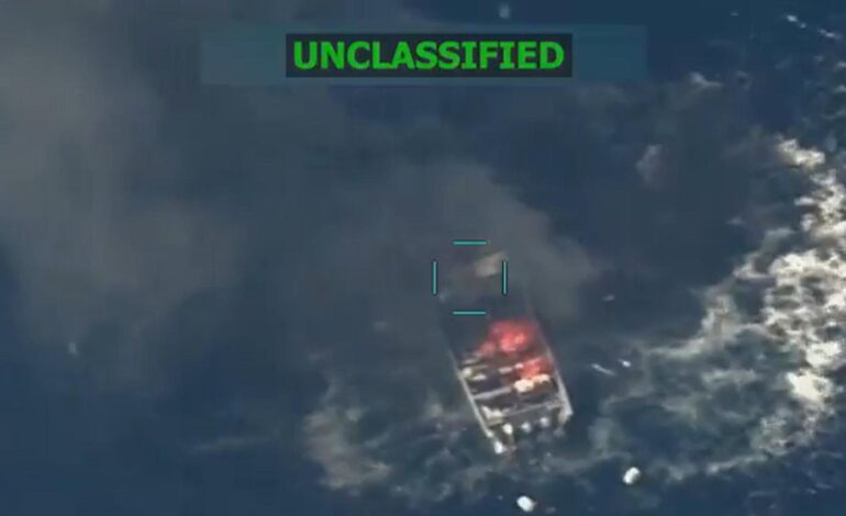 EEUU lanza un nuevo ataque sobre una lancha atribuida al narcotráfico en el Pacífico y mata a cuatro personas