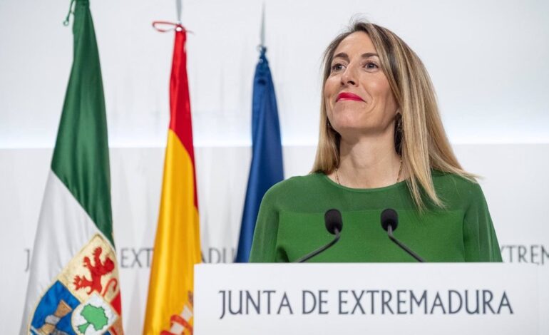 María Guardiola anuncia elecciones anticipadas en Extremadura para el 21 de diciembre