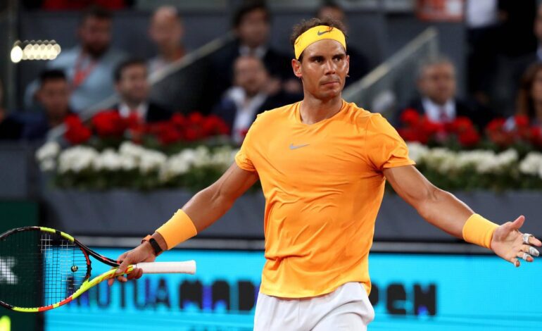 Un extenista estadounidense desvela un curioso detalle de su partido ante Nadal en el Mutua Madrid Open: «Vi que estaban echando…»