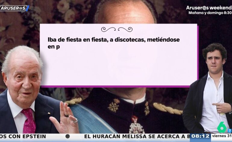 así habla el rey Juan Carlos de sus nietos