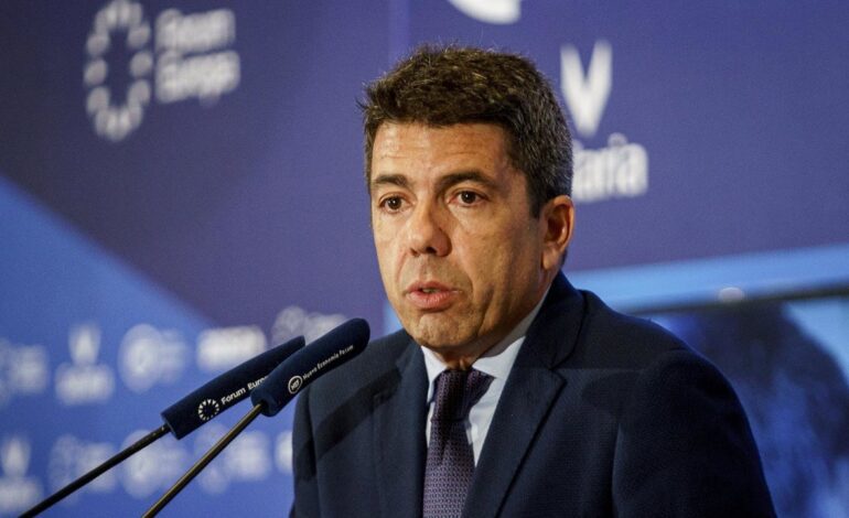 Mazón no atendió dos llamadas de Pradas la tarde de la DANA para informarle sobre el aviso Es-Alert