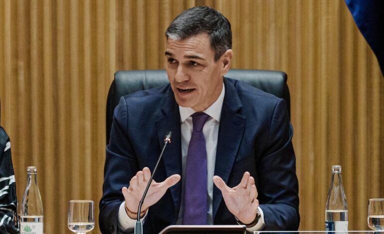 PEDRO SÁNCHEZ EN EL SENADO