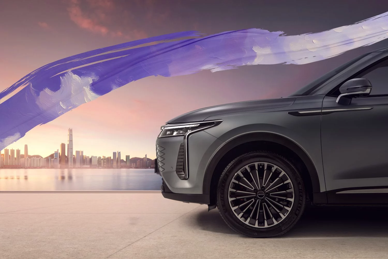 Lo primero que te llama la atención al ver el OMODA 9 SHS