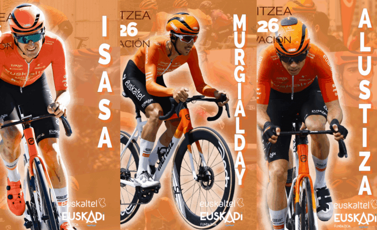 Alustiza, Isasa y Murguialday renuevan con el Euskaltel-Euskadi